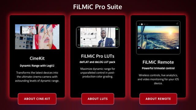 FiLMiC Pro Suite (Credits: FiLMiC Inc.)