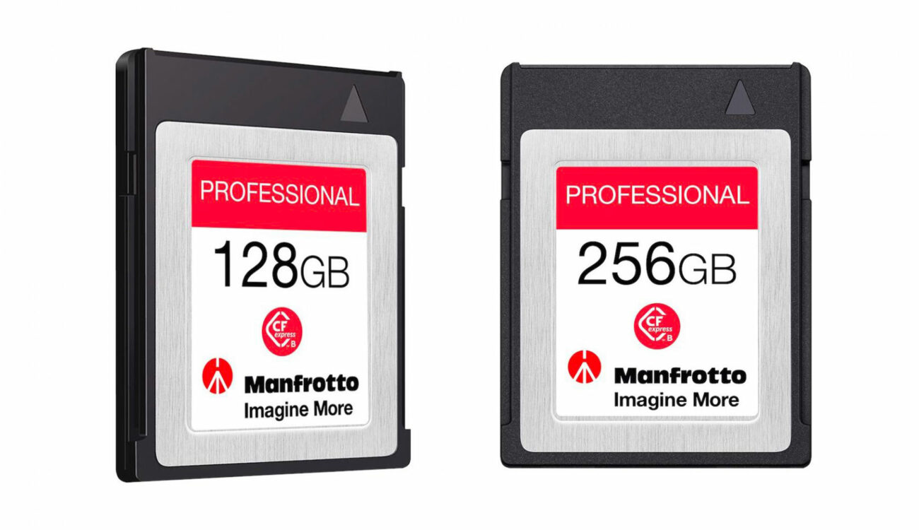Manfrotto Professional CFexpress Type B Memory Cards Launched