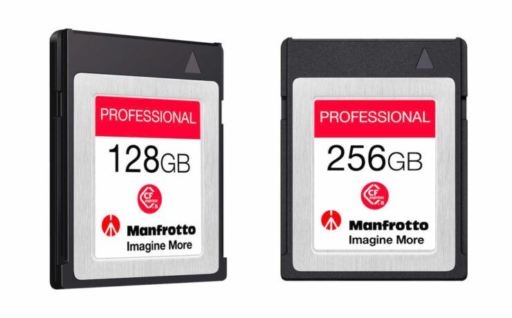 Manfrotto Professional CFexpress Type B Memory Cards Launched