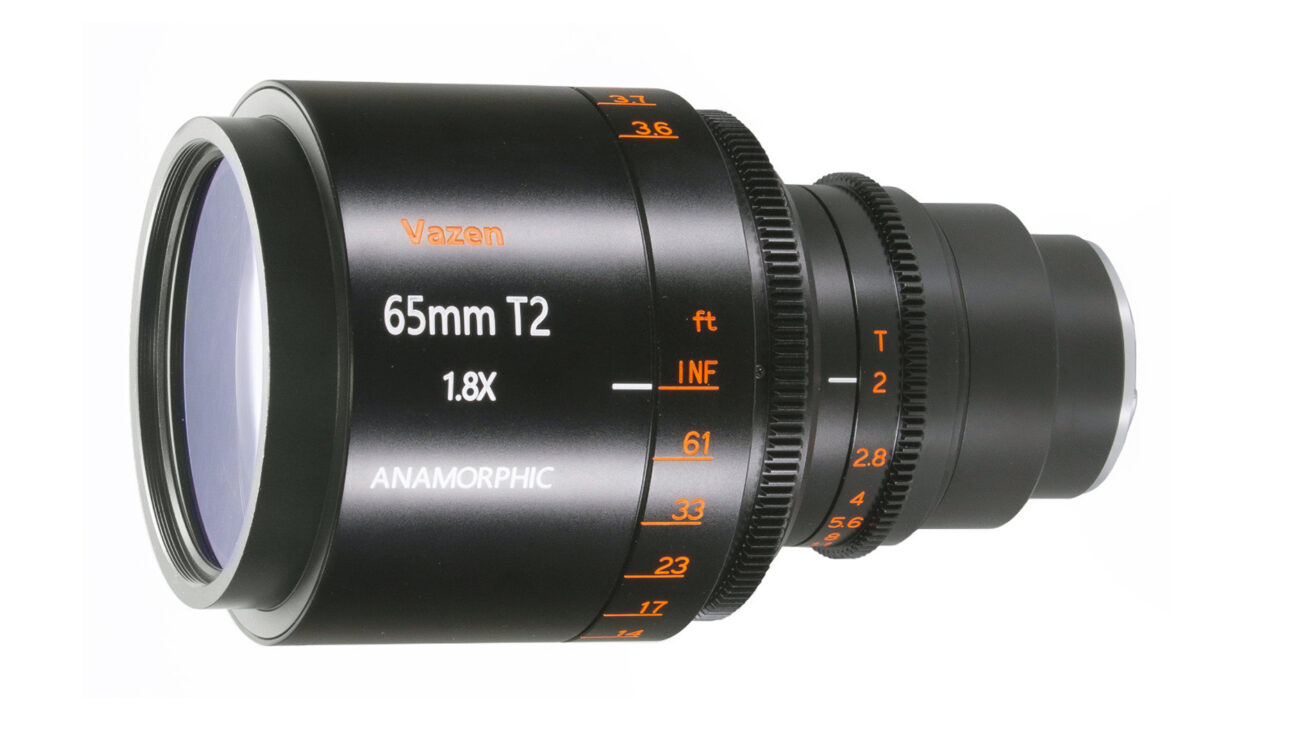 Vazen 65mm T/2 1.8x Anamorphic Lens for MFT Announced