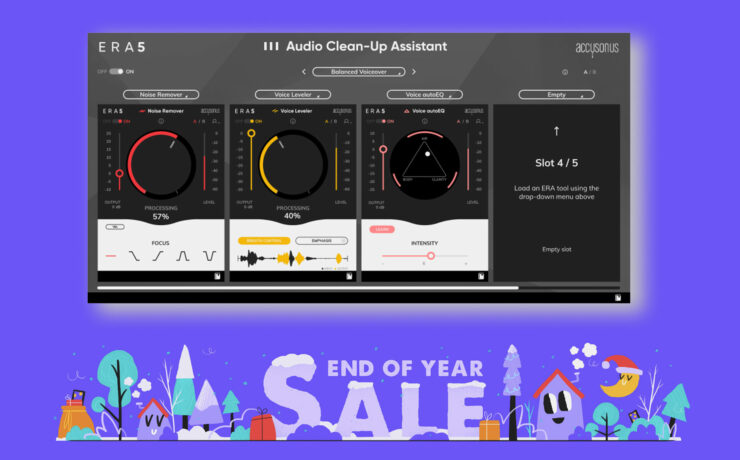 Accusonus ERA v5.1 Launched – End of Year Sale