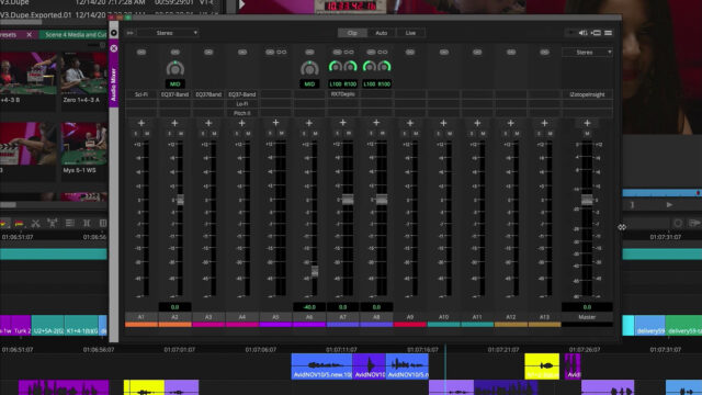 Avid Media Composer 2020.12 - Audio Mixer Updates (Source: Avid)