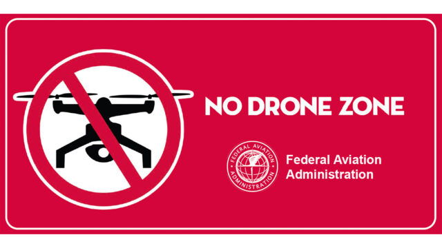 FAA - No Drone Zone - Indicates Areas No Fly Zones for Drones (Source: Energy.gov)