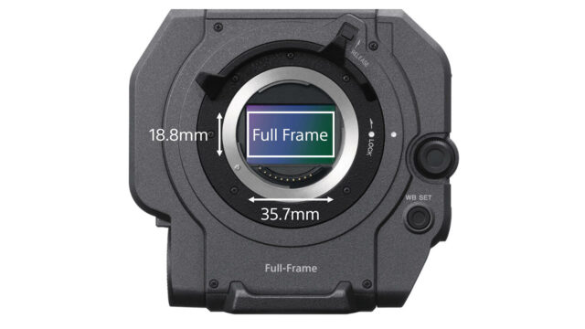 Sony FX9 Full Frame Sensor dimensions