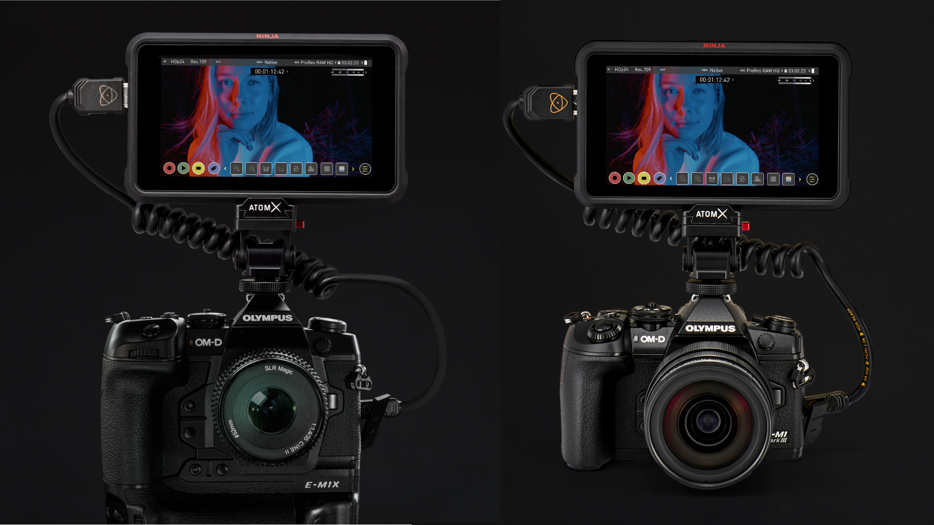 カメラ デジタルカメラ Atomos Ninja VがオリンパスOM-D E-M1X とOM-D E-M1 Mark IIIのProRes 