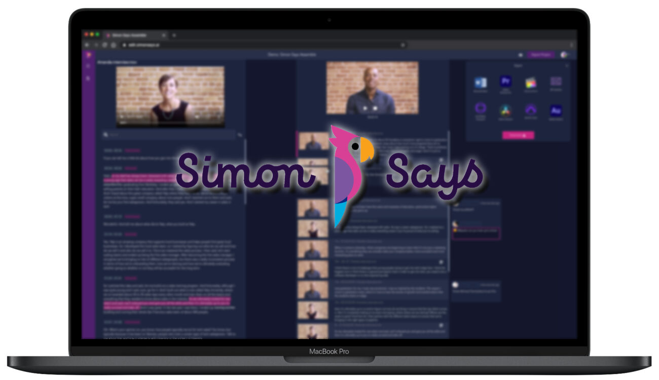 Simon Says Assemble Launched – Transcription-based Rough Cuts Made Easy