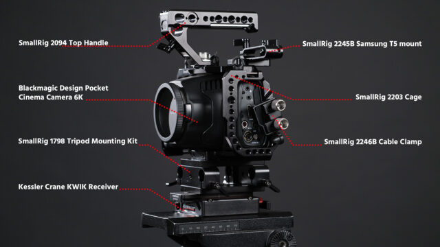 The Basic Building Blocks of the BMPCC6K Rig.