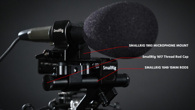 The Microphone Assembly of the BMPCC6K Rig.