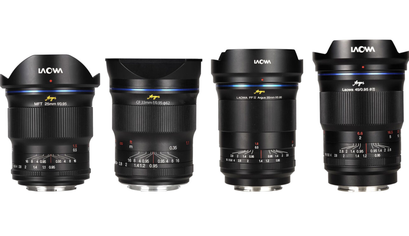 Venus Optics Laowa Argus – F0.95 Primes for MFT, APS-C & FF Revealed