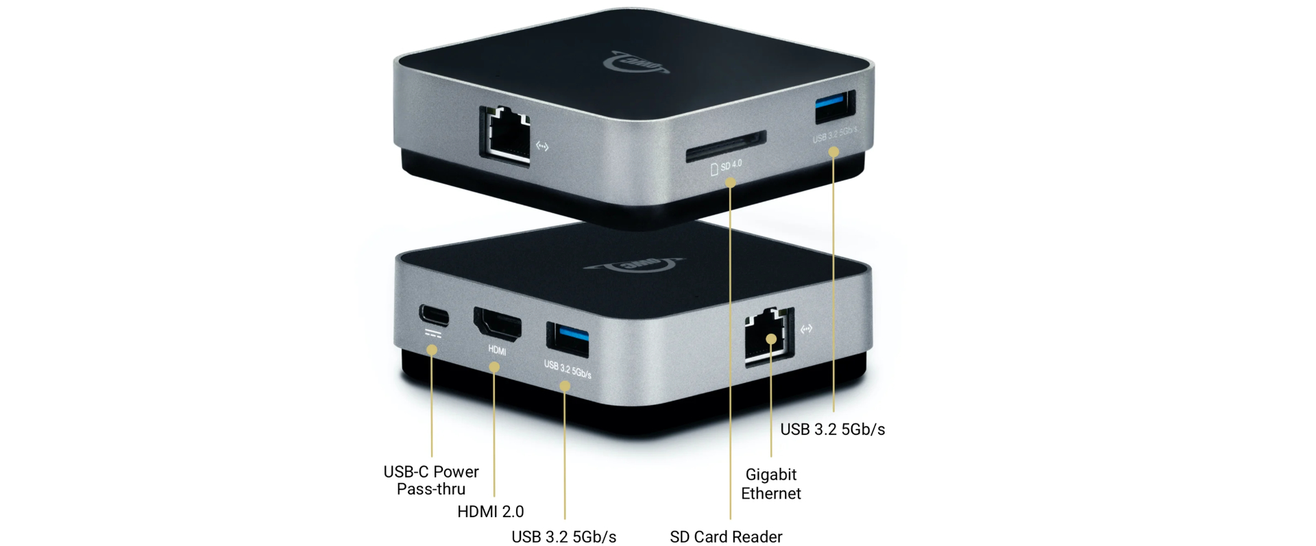 OWC USB-C Travel Dock E - 6 Ports of Connectivity
