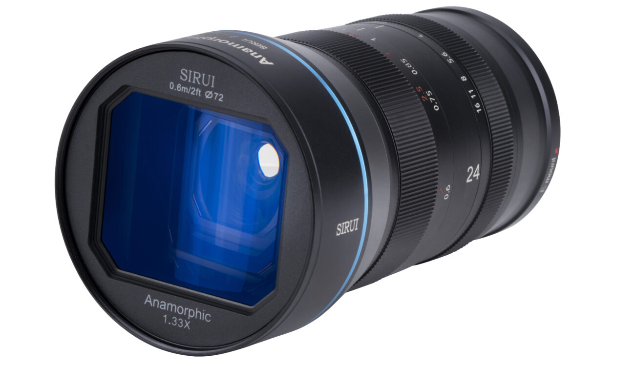 Anunciaron el lente SIRUI 24mm F2.8 anamórfico 1.33x