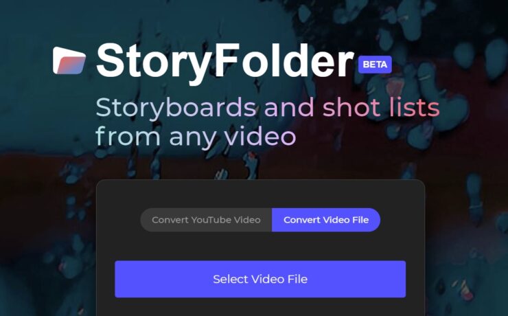 StoryFolder Automatically Converts Videos to Storyboards