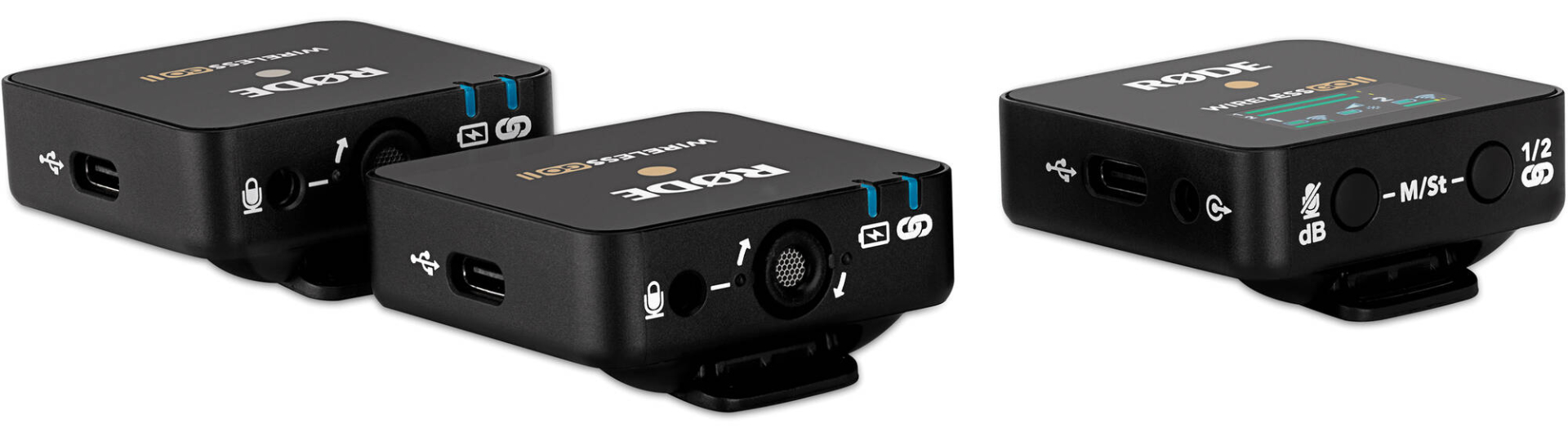 Rode Wireless GO II - Dual Channel Wireless Microphone System — Glazer's  Camera