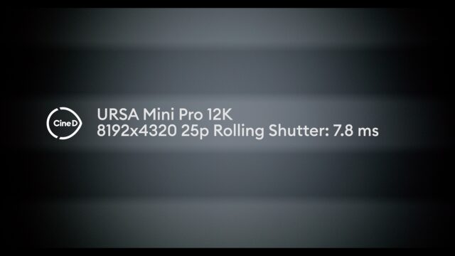 Rolling Shutter at 8K