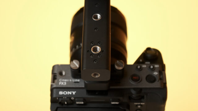 Sony FX3 Lots of attachment points