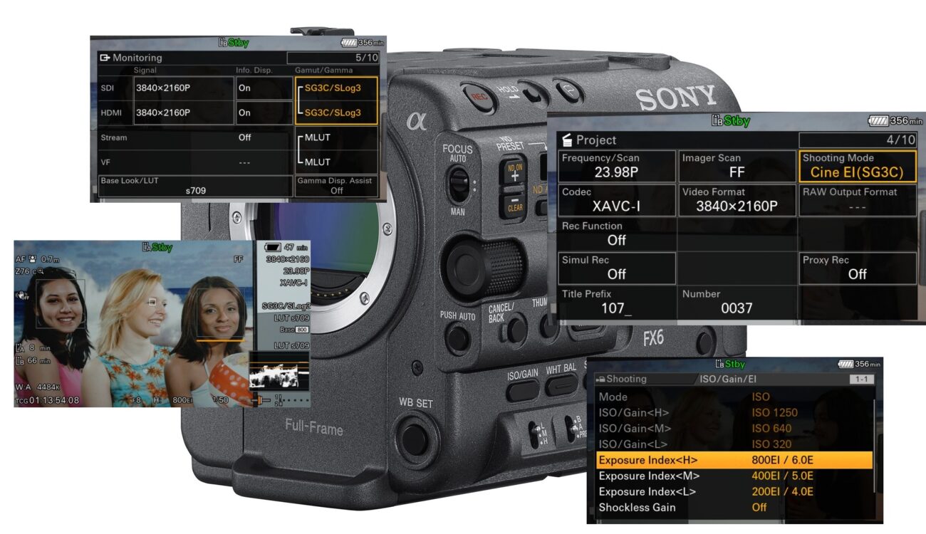 Guía sobre el modo CineEI en la Sony FX6, por Alister Chapman