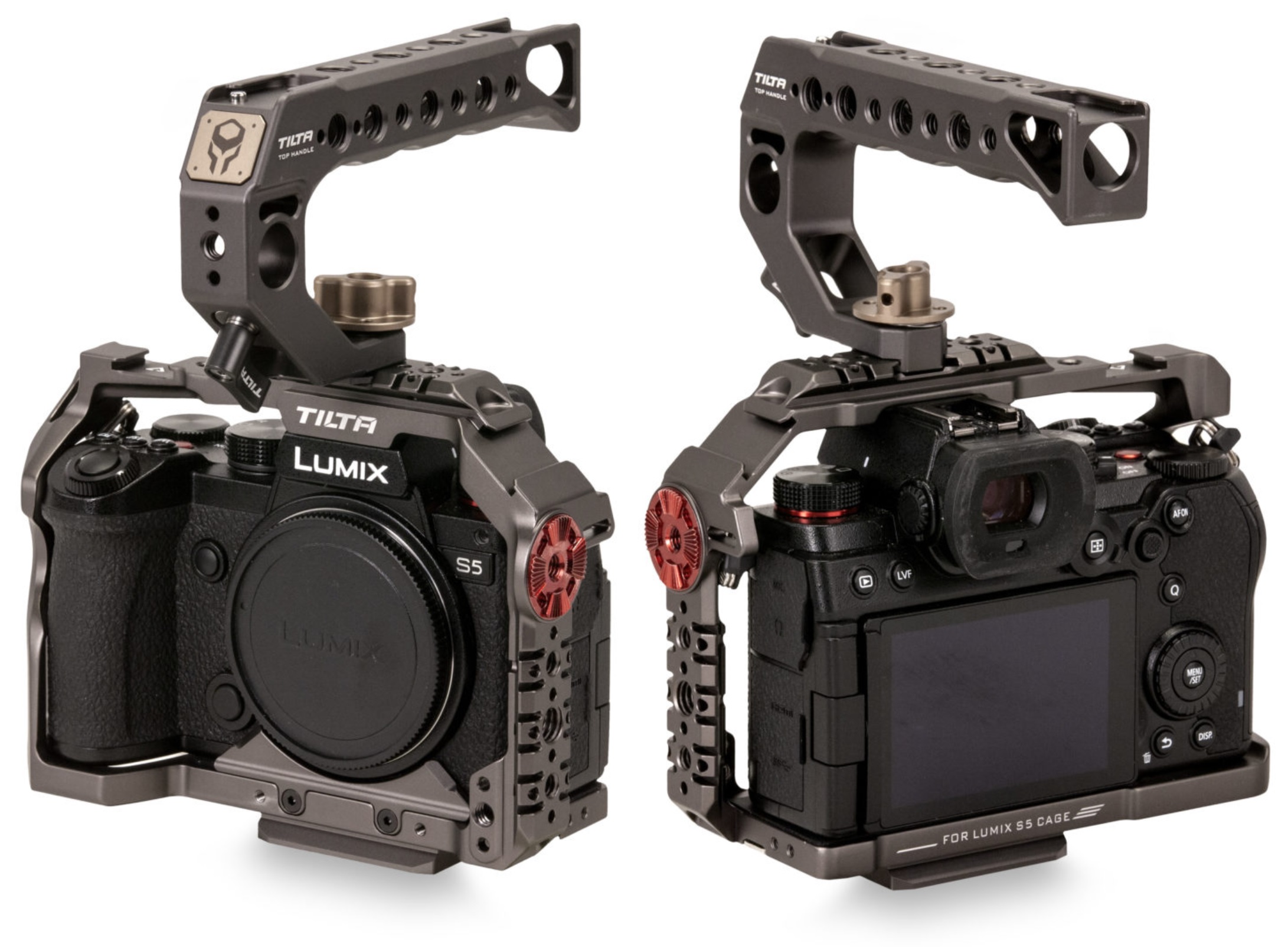thumbnail image 2 of Leftfoto S5 Camera Cage For Panasonic Lumix - Protection Frame With Arca Base 2 of 13