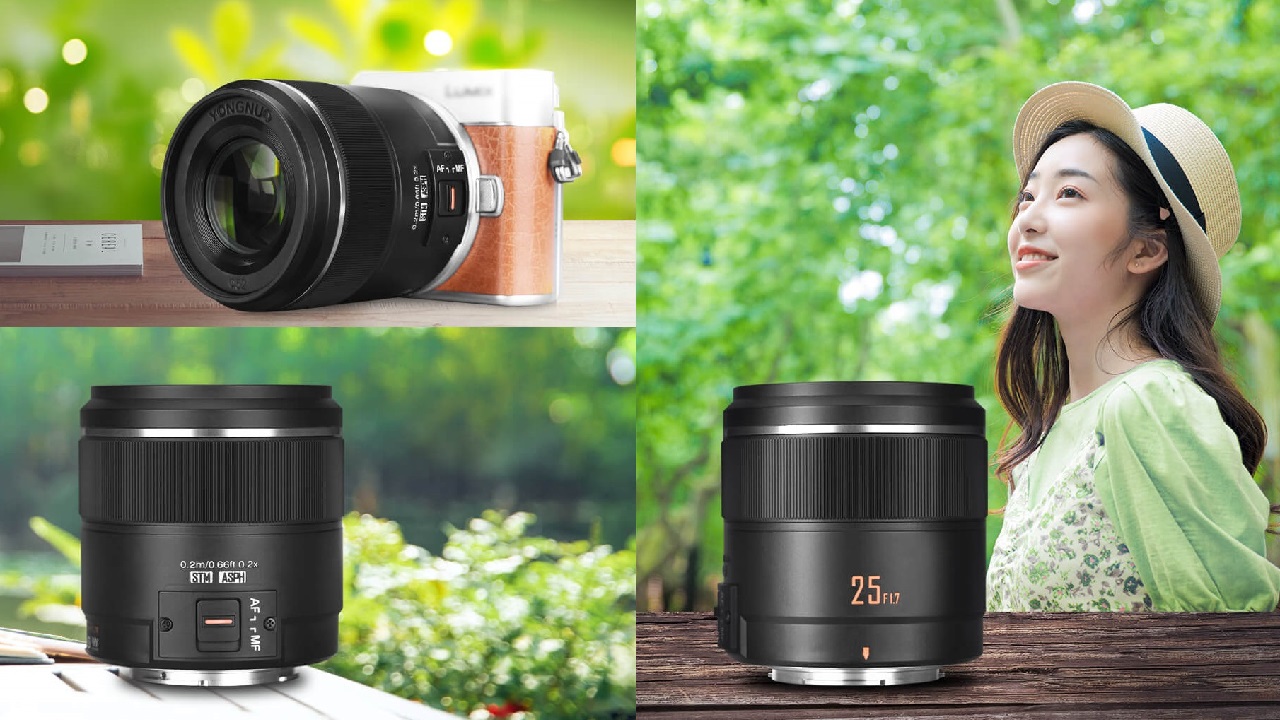 Anuncian el lente Yongnuo 25mm f/1.7 para Micro Cuatro Tercios