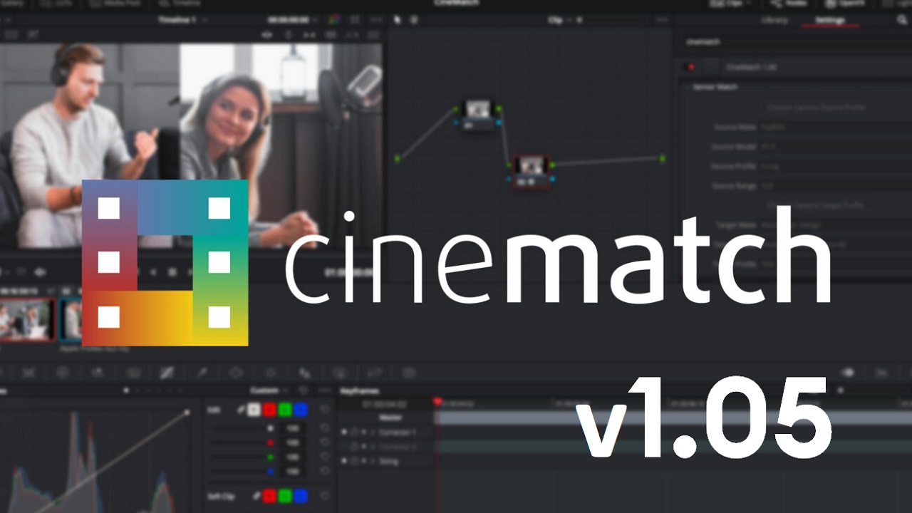 Lanzan la actualización de CineMatch V1.05 – Añadieron la exportación LUT