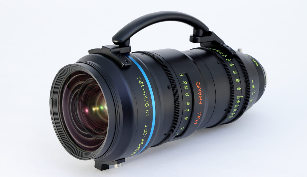 Anuncian el lente Musashi Takumi 2 Cine Zoom – Full Frame de 29-120mm T2.9 PL