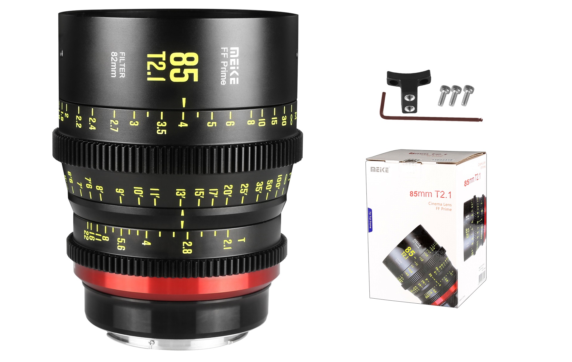 低価格販売 Meike MK-85mm T2.1 FF-Prime (EFマウント) (21280002)フルフレーム シネマレンズ カメラ用交換レンズ  ENTEIDRICOCAMPANO