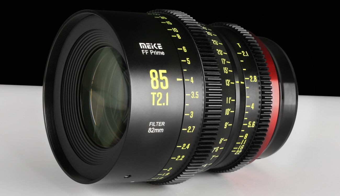 Anuncian el lente Prime de Cine Full-Frame Meike 85mm T2.1