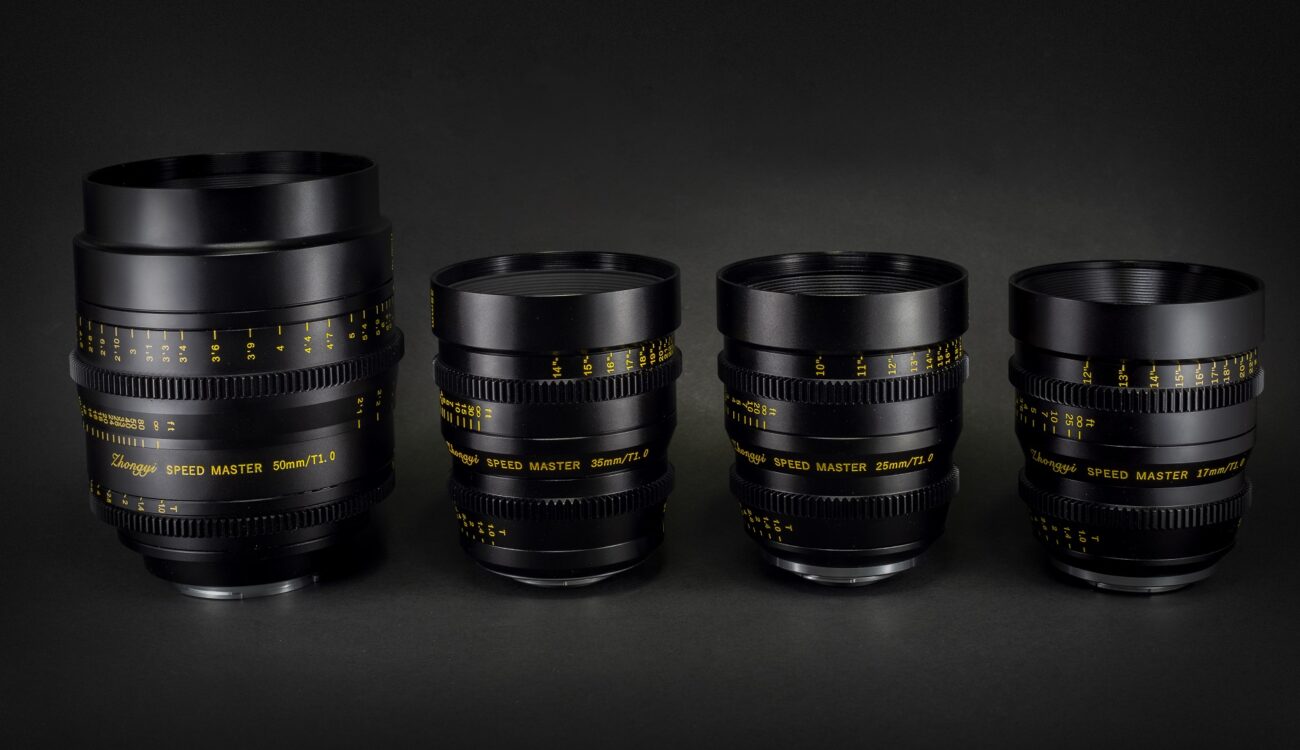 ZY Optics Releases Four Mitakon Speedmaster T1.0 Cinema Lenses