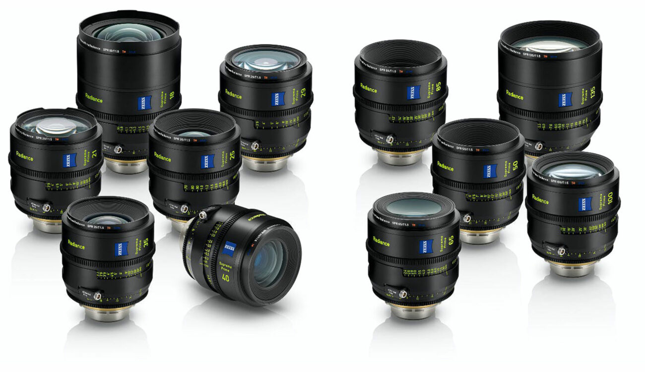 Agricultura Reina Perseguir Lanzan los lentes ZEISS Supreme Prime Radiance de 18/40/65/135mm T/1.5 |  CineD