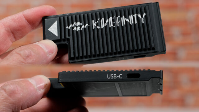 KineMAG SSD with built in USB-C connector