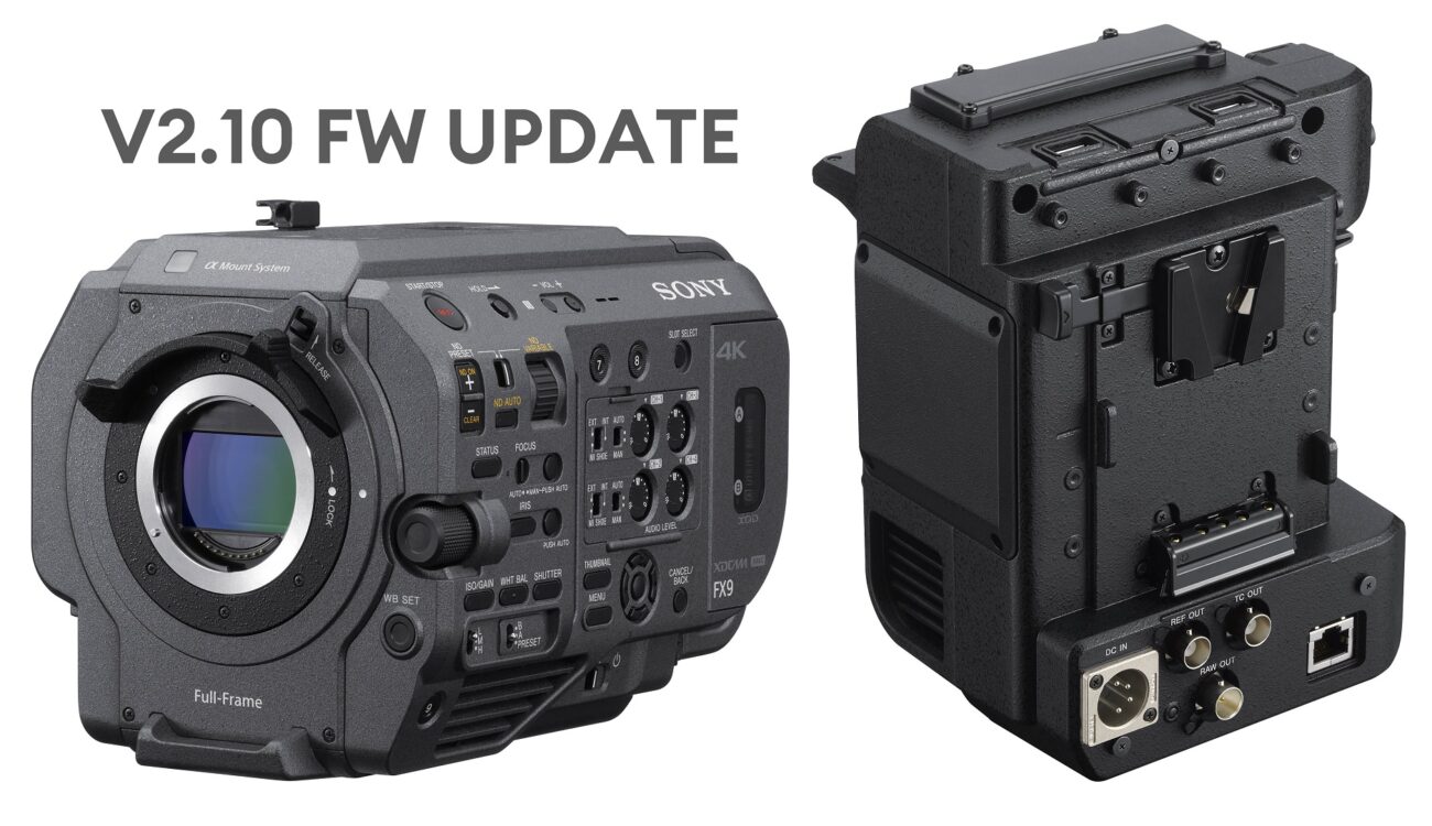 Sony FX9 V2.10 Firmware Released - Adds 4K120 RAW Output and Improves WB Adjustment