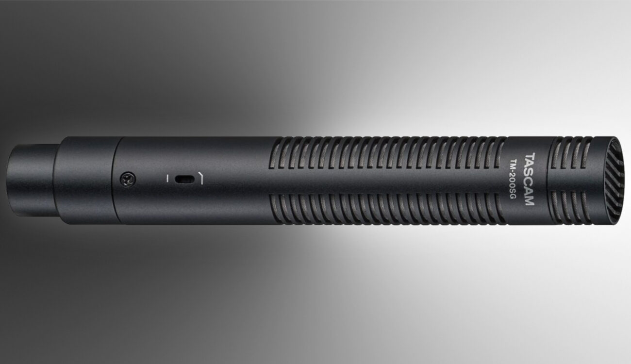 Anuncian el TASCAM TM-200SG - Nuevo micrófono shotgun compacto