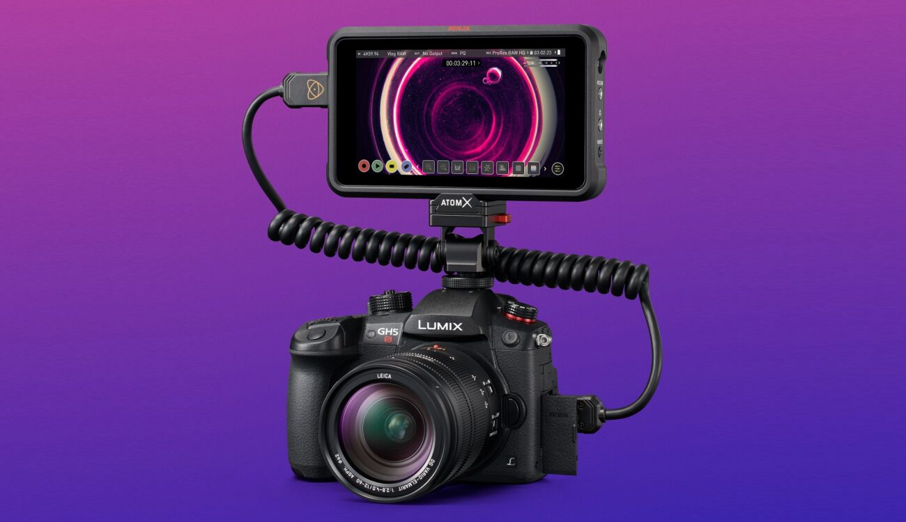 La Panasonic LUMIX GH5S podrá grabar ProRes RAW con el Atomos Ninja V y V+