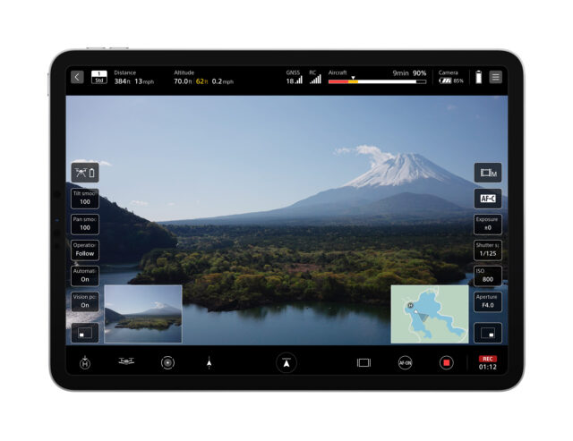 “Airpeak Flight,” an iOS® and iPadOS® compatible application, Sony Airpeak S1 Drone Announced