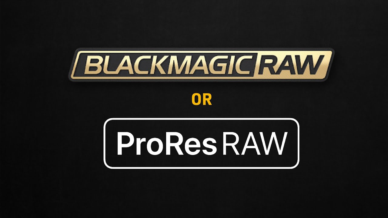 Blackmagic RAWとProRes RAWを比較する