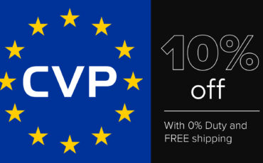 CVP - 10% de descuento en todos los productos para los clientes de la Unión Europea hasta finales de julio