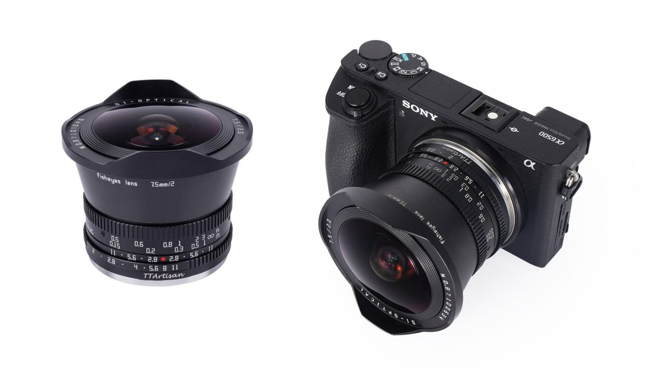 TTArtisanが7.5mm F/2.0を発売 - 150ドルのAPS-C魚眼レンズ