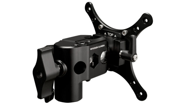 Wooden Camera's quick release monitor mount with the wider compatibility of VESA hole standards
