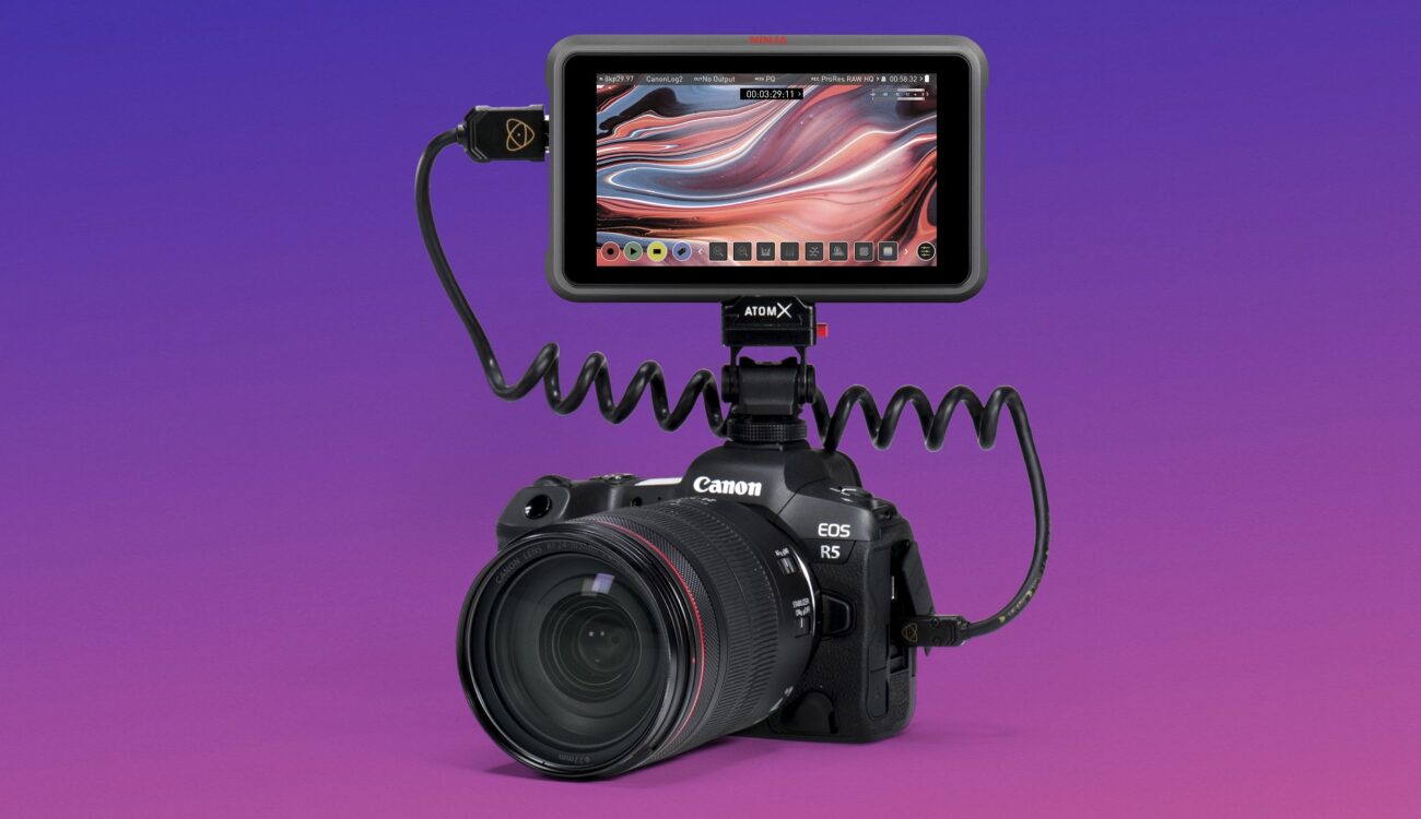 Ya está disponible la grabación ProRes RAW en 8k con el Atomos Ninja V+ y la Canon EOS R5