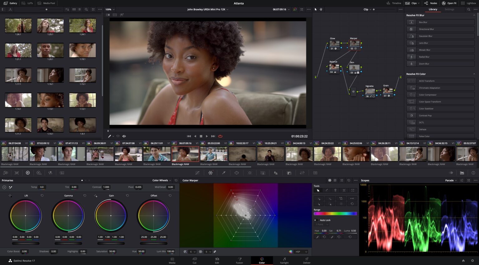 davinci resolve transitions with video on separate tracks
