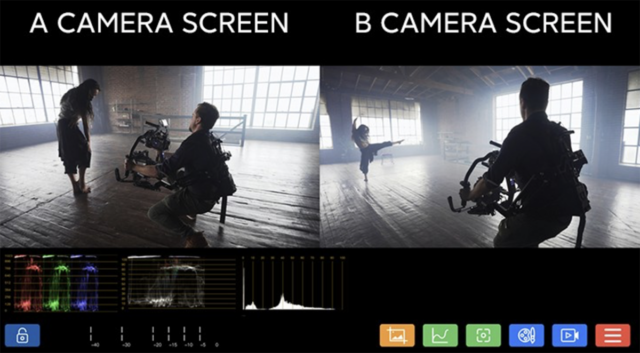 Vaxis Cine8 Split-Screen Feature