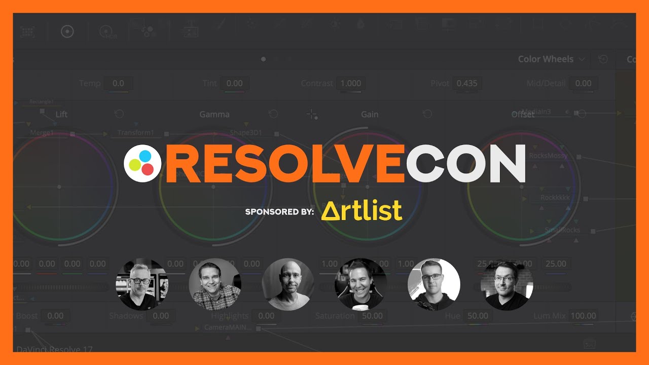 RESOLVECON 2021 - DaVinci Resolveの教育ライブストリームを無料配信