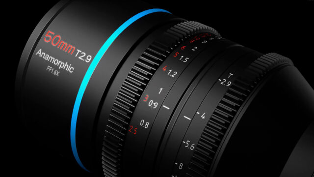 SIRUI 50mm T2.9 1.6x Full-Frame Anamorphic Lens geared rings