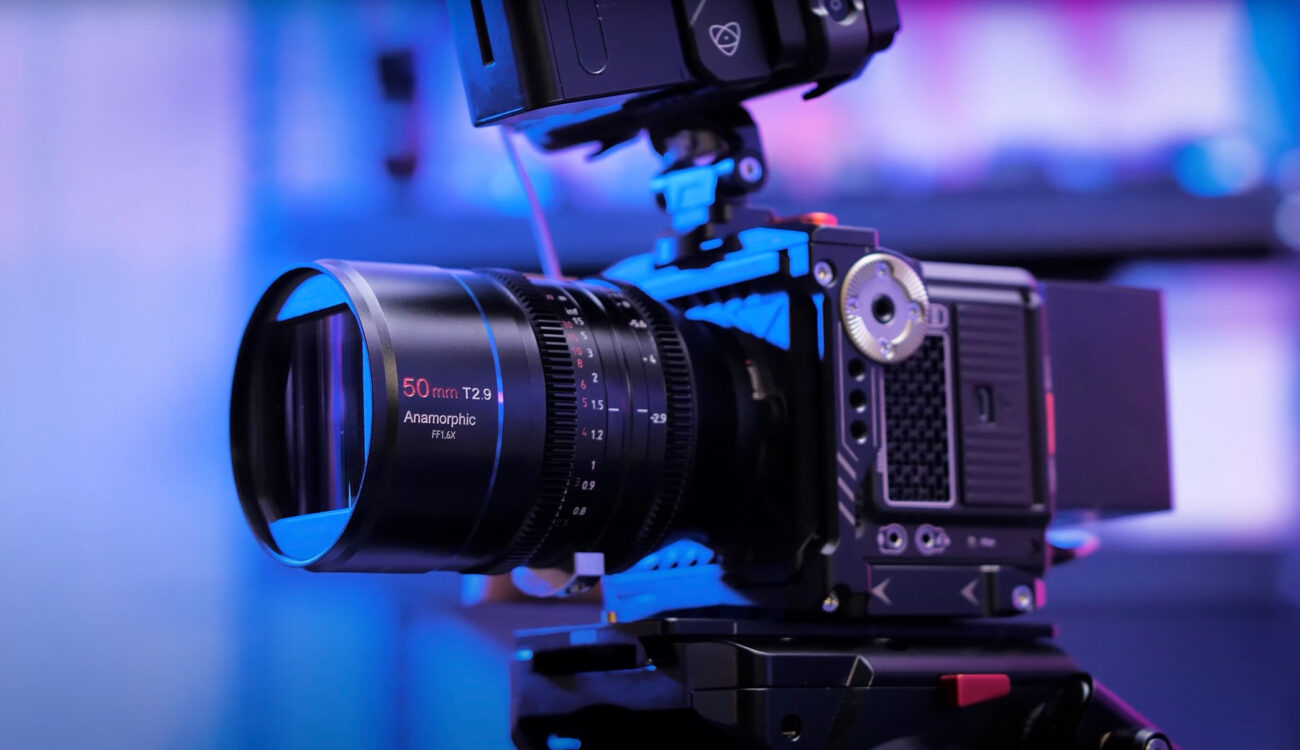 SIRUI 50mm T2.9 1.6x Full-Frame Anamorphic Lens Announced