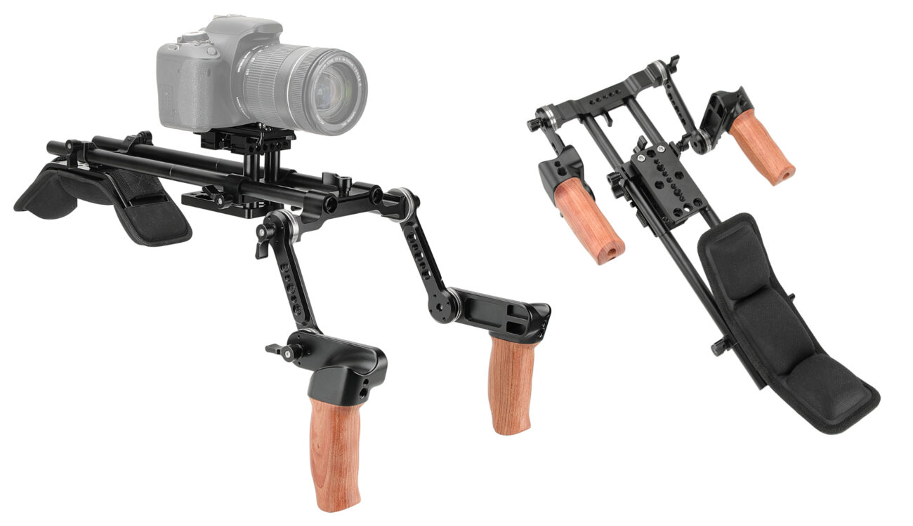 CAMVATE Pro Shoulder Mount Rig Announced – With Manfrotto Quick Release Plate
