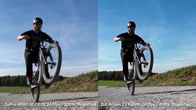 DJI Action 2 vs GoPro HERO 10 240fps Mode