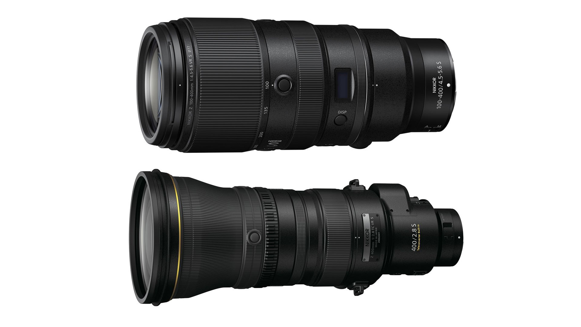 Nikon NIKKOR Z 100-400mm F/4.5-5.6 VR S and NIKKOR Z 400mm F/2.8 