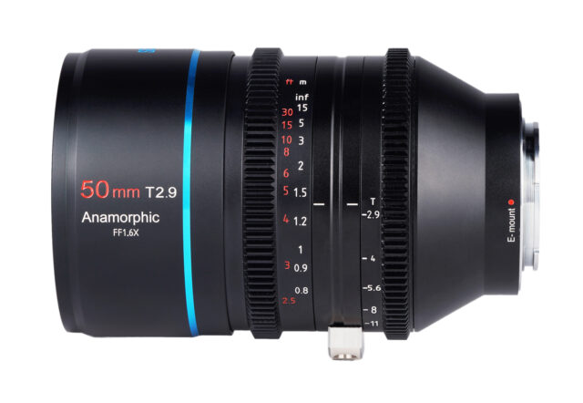 SIRUI 50mm T2.9 1.6x Full-Frame Anamorphic Lens