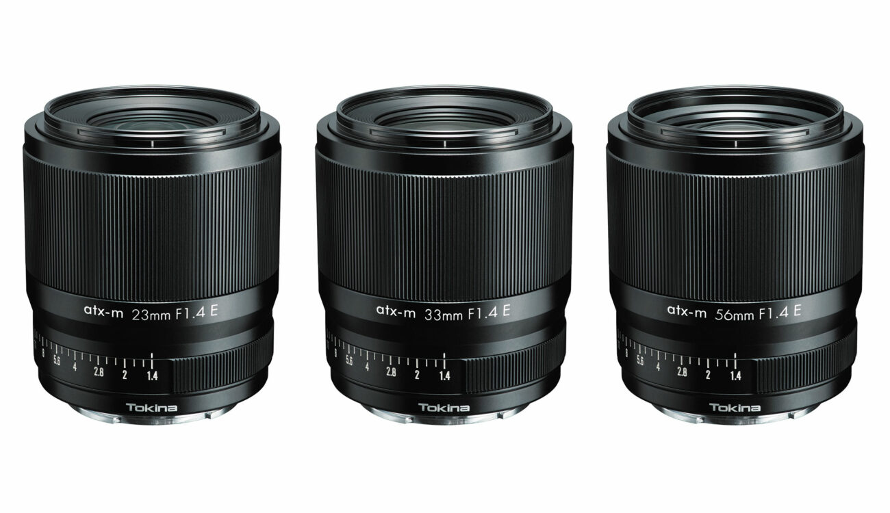 Tokina atx-m 23mm, 33mm, and 56mm F/1.4 Lenses for Sony E-Mount Cameras Announced