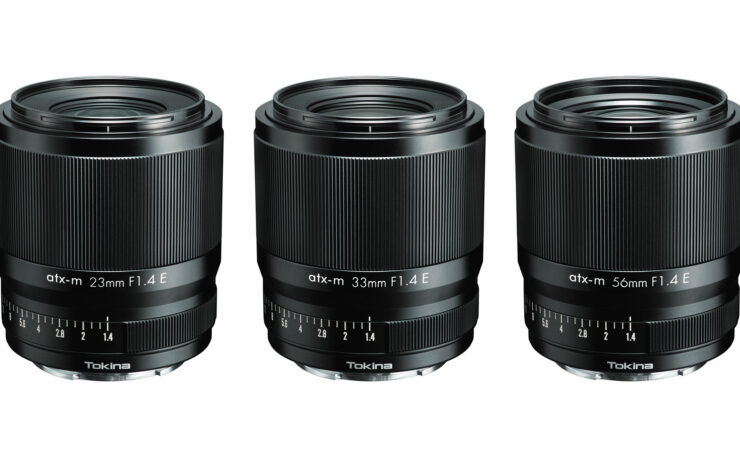 トキナーがソニーEマウントカメラ用レンズ「atx-m 23mm, 33mm, 56mm F/1.4」を発表