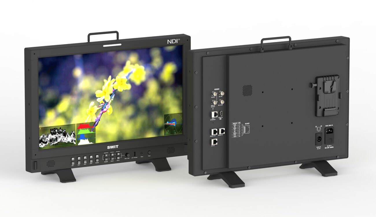 SWIT BM-215-NDI and BM-245-NDI Monitors Now Shipping